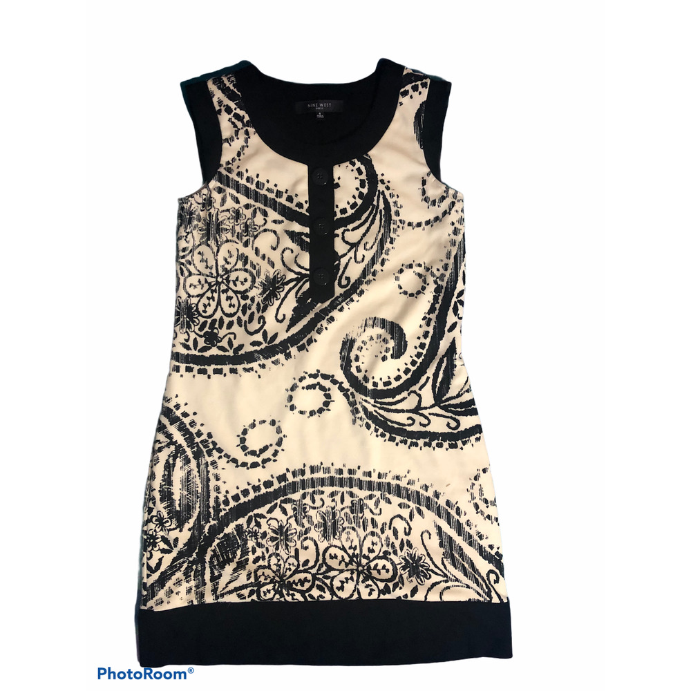 Nine West Sheath Dress Sleeveless Short Size 8